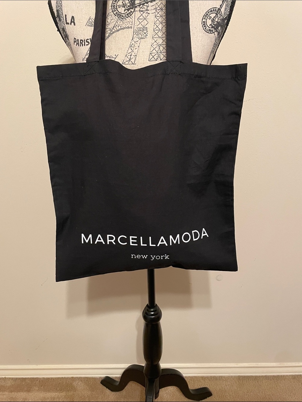 Black Logo Tote